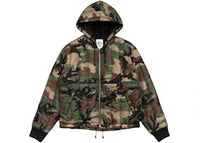 Stussy Quilted Nylon Work Jacket Woodland Camo