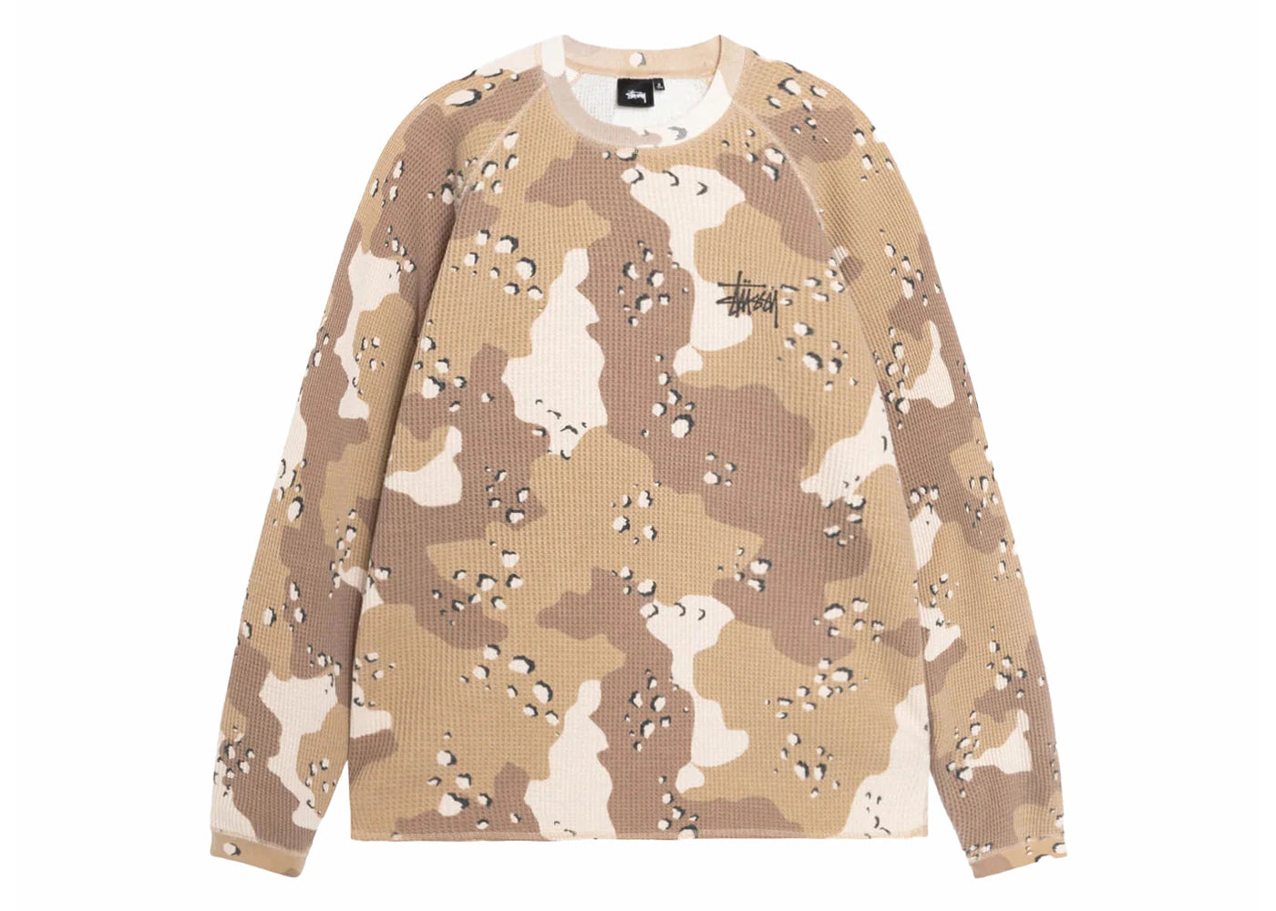 Stussy Raglan Thermal L/S Crew Desert Camo - vue secondaire A