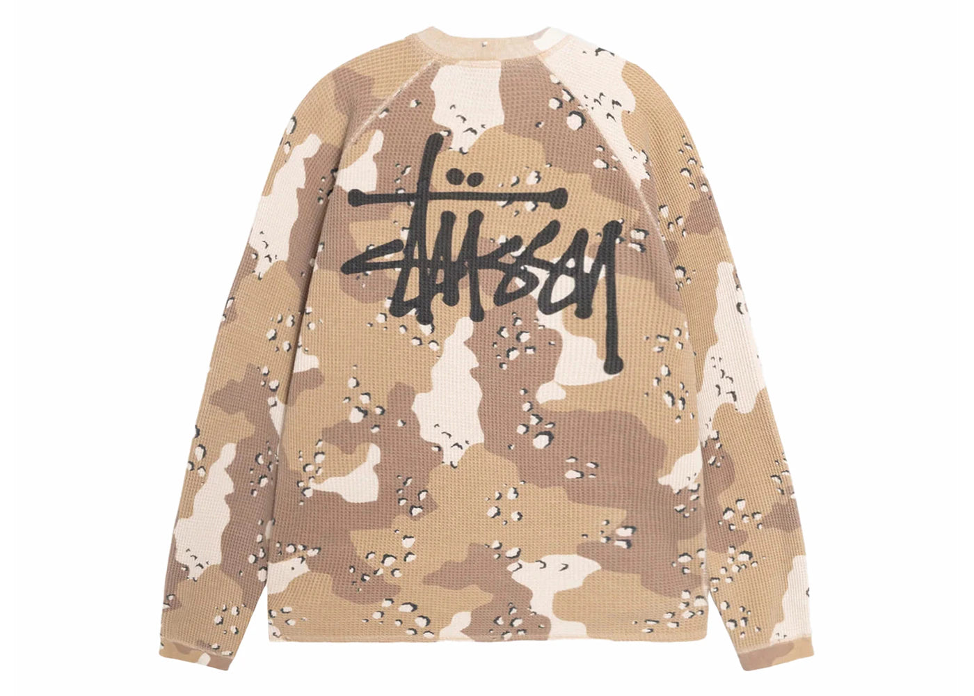 Stussy Raglan Thermal L/S Crew Desert Camo - vue 360