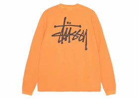 Stussy Raglan Thermal L/S Crew Orange