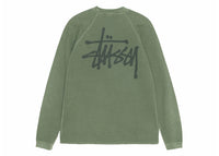 Stussy Raglan Thermal L/S Crew Pine