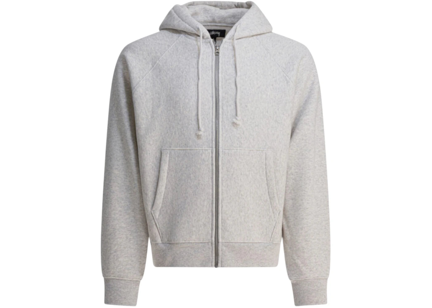 Stussy Raglan Zip Hoodie Grey - vue secondaire A