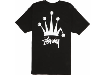 Stussy Regal Crown Pigment Dyed T-shirt Black - apparel view 2
