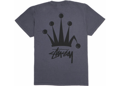 Stussy Regal Crown Pigment Dyed T-shirt Indigo - apparel view 2