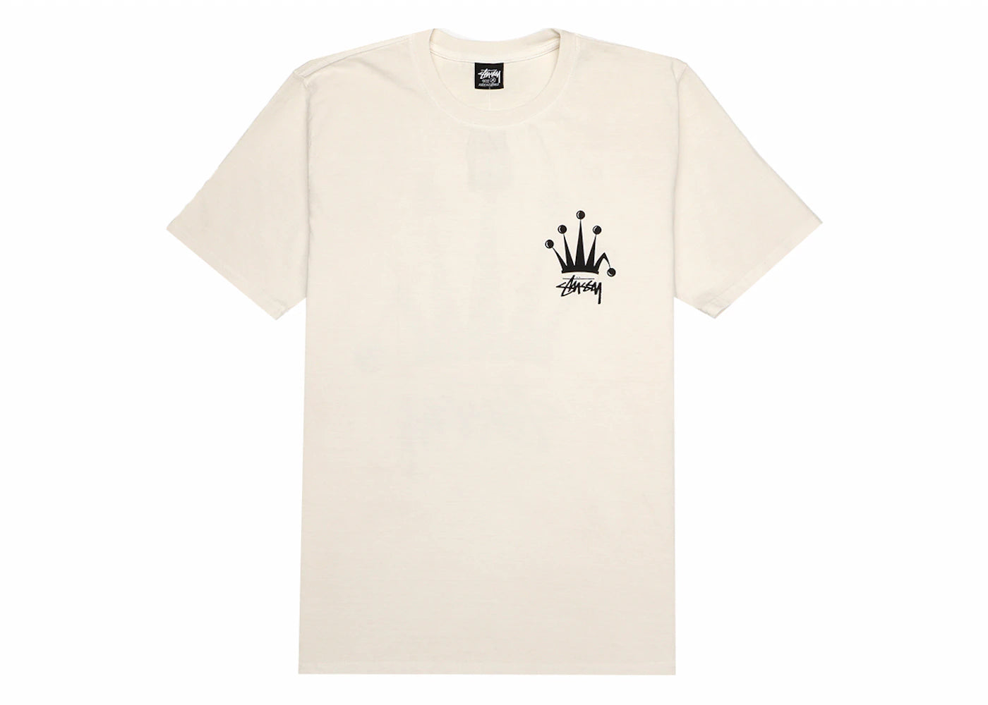 Stussy Regal Crown Pigment Dyed T-shirt Natural - vue secondaire A