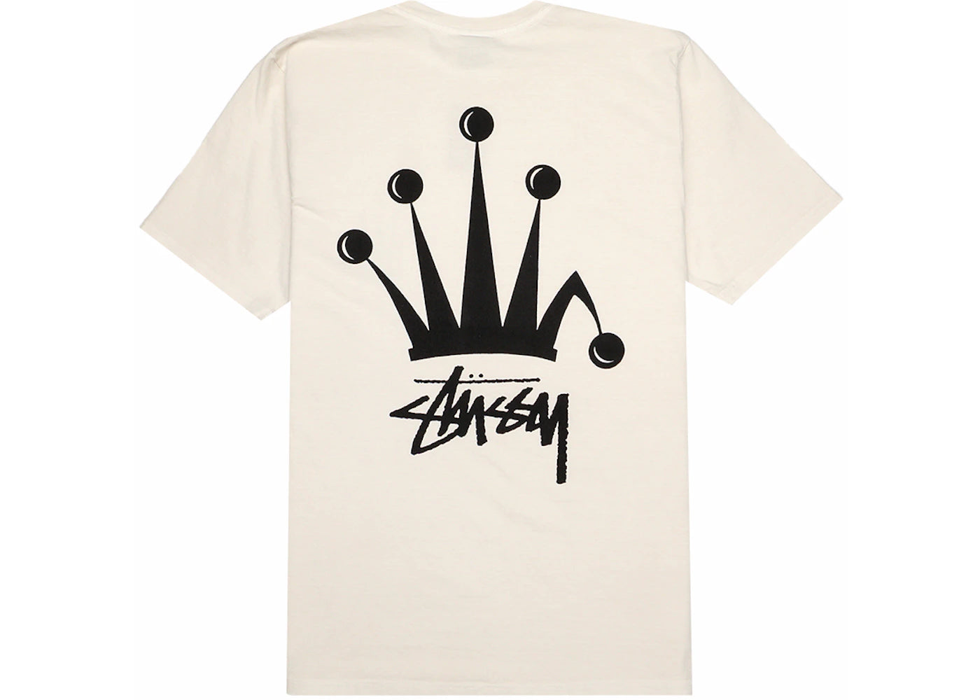 Stussy Regal Crown Pigment Dyed T-shirt Natural - vue 360