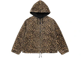 Stussy Reversible Hooded Jacket Leopard - authentic Stussy apparel