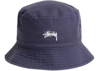 Stussy Reversible Stock Bucket Hat Navy/Stone