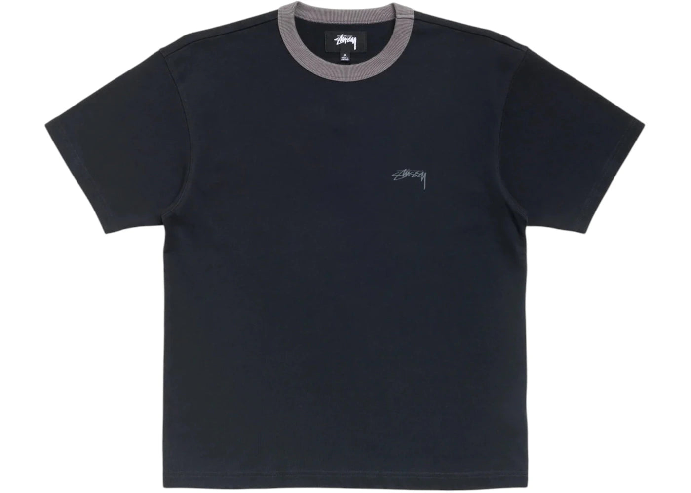 Stussy Ringer Tee Black - vue secondaire A