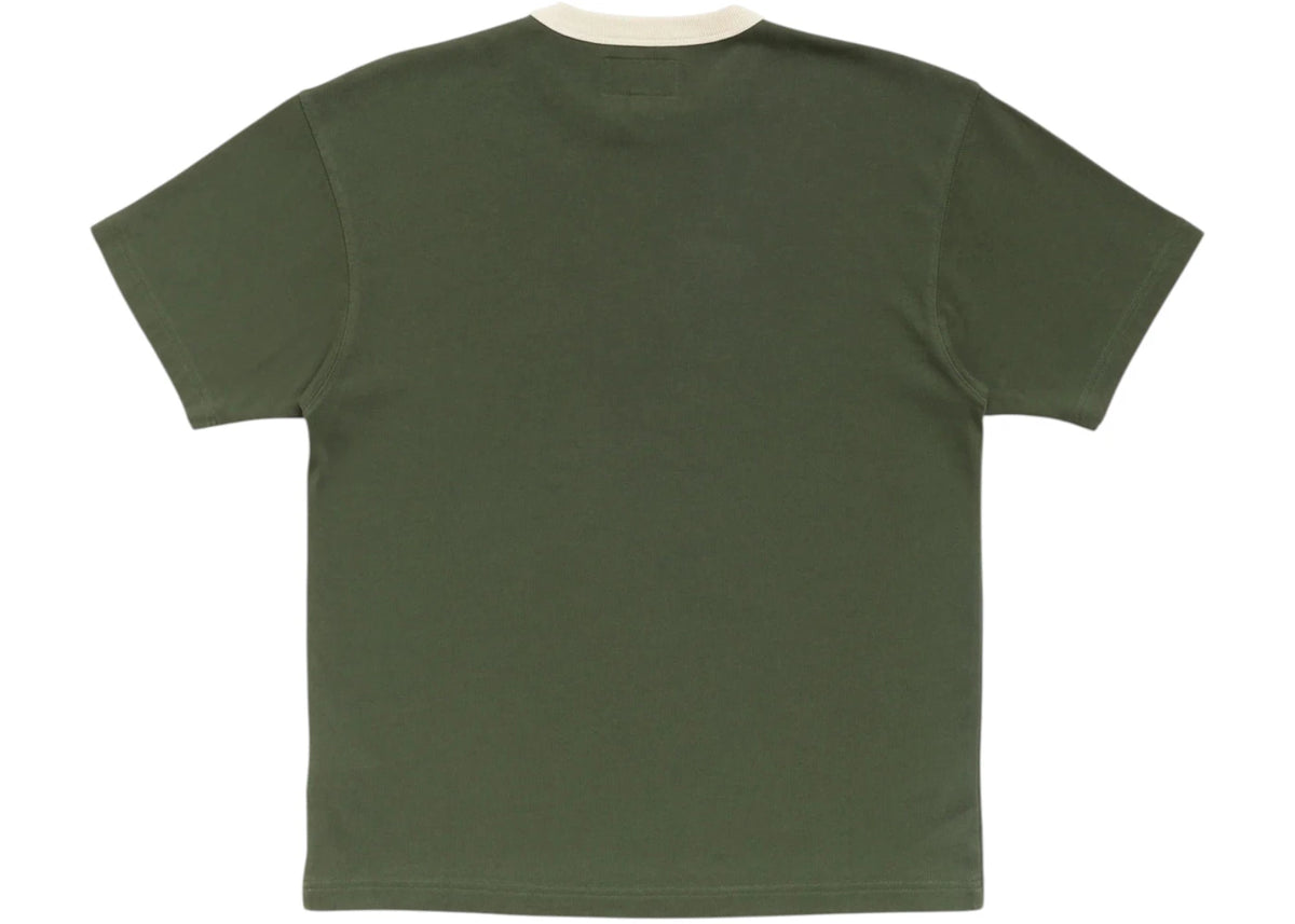 Stussy Ringer Tee Olive - vue secondaire A