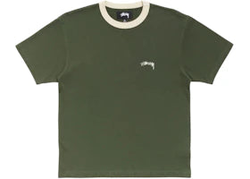 Stussy Ringer Tee Olive