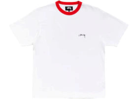 Stussy Ringer Tee White