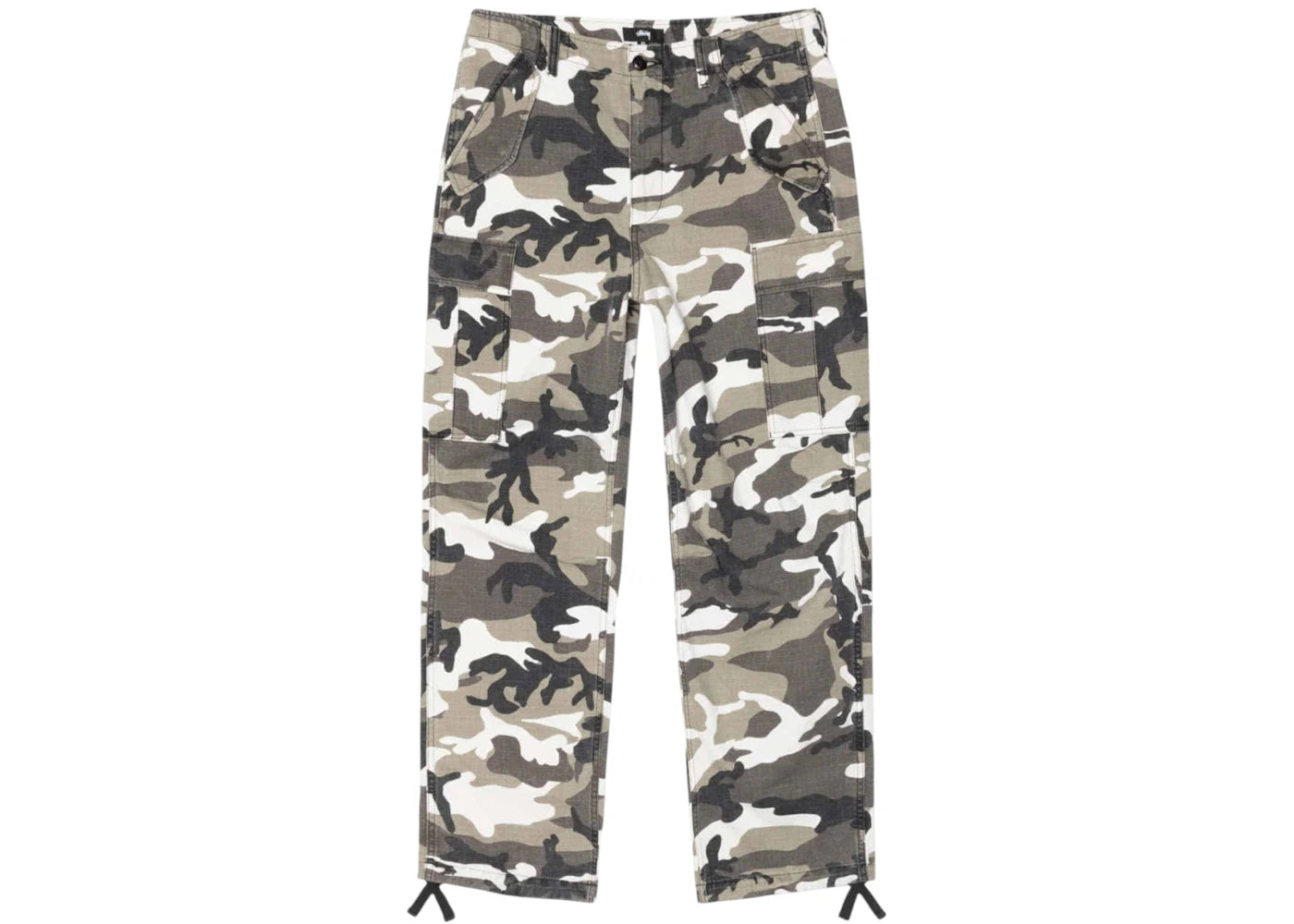Stussy Ripstop Military Cargo Pant Snow Camo - vue secondaire A