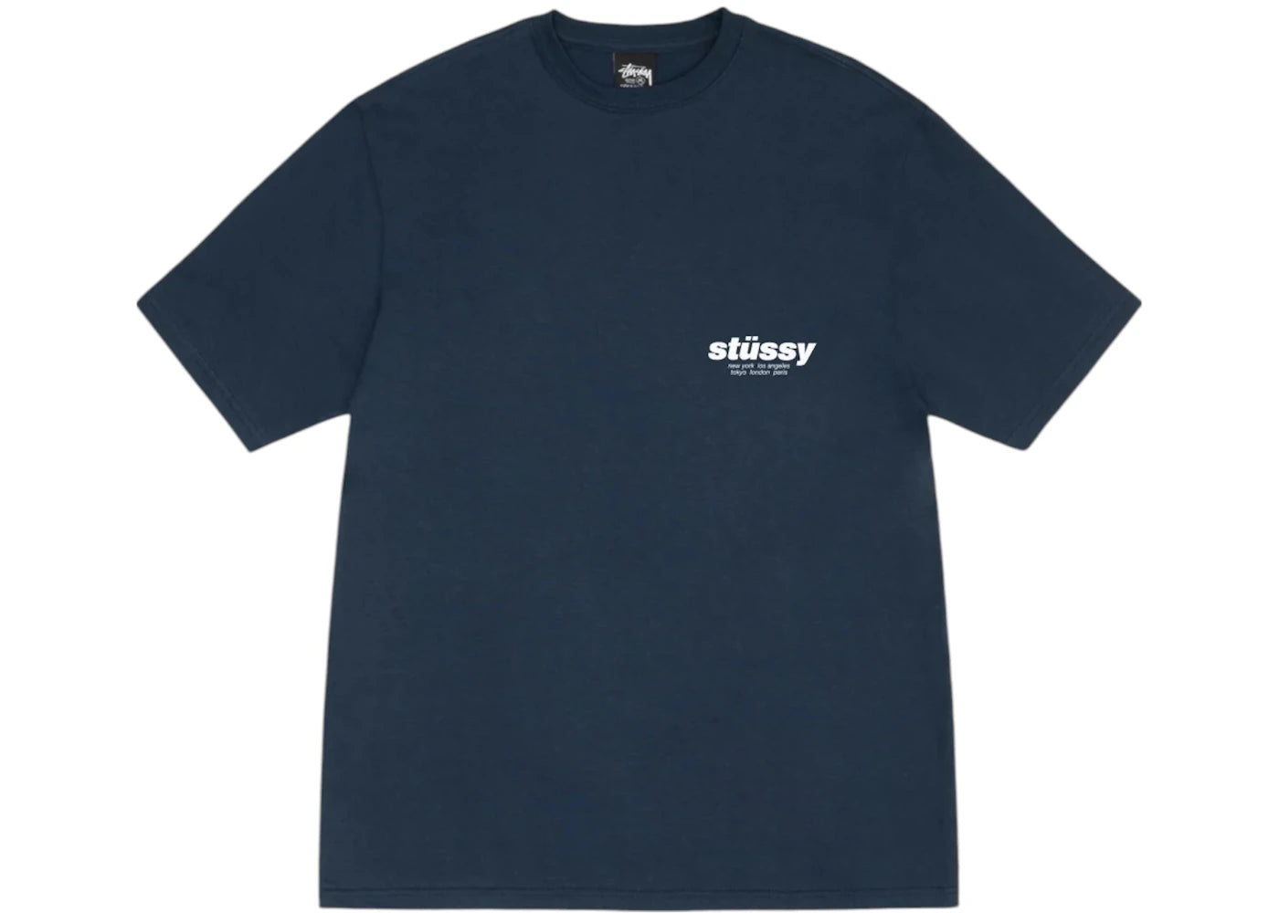 Stussy Rollers Tee Navy - vue secondaire B