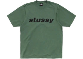 Stussy Shark Pigment Dyed Tee Pine - vue 360