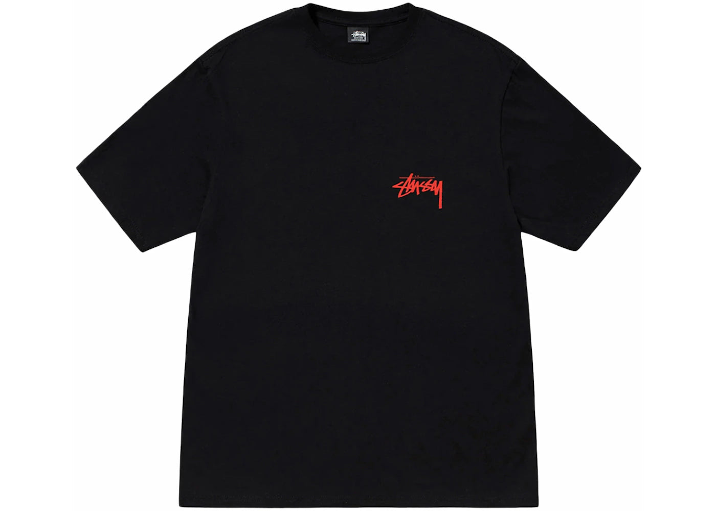 Stussy Shells Tee Black - vue secondaire B