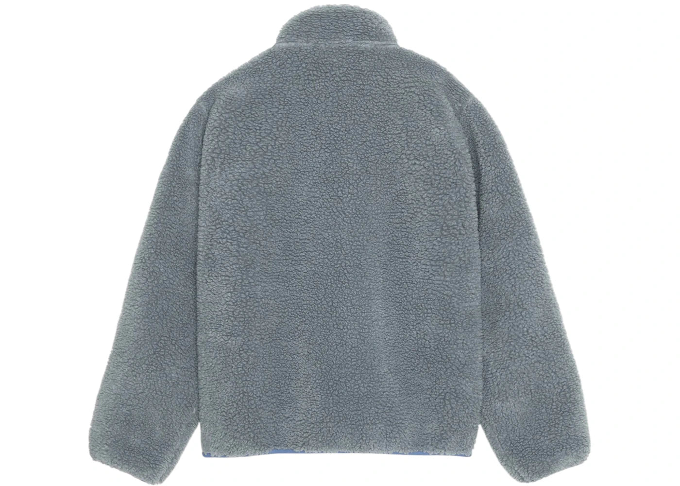 Stussy Sherpa Reversible Jacket Bluestone - vue secondaire A