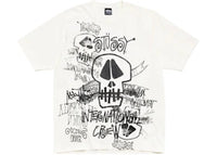 Stussy Skulls Pigment Dyed Tee Natural