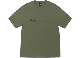 Stussy Smooth 80 Tee Olive