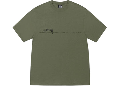 Stussy Smooth 80 Tee Olive - product view 2