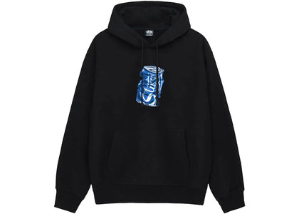 Stussy Soda Can Hoodie Black - authentic Stussy apparel