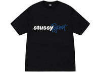 Stussy Sport Script Tee Black