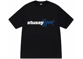 Stussy Sport Script Tee Black