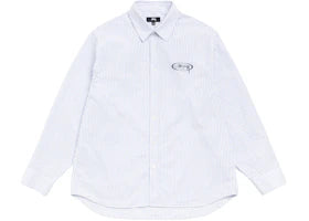 Stussy Standard Logo Shirt Blue Stripe