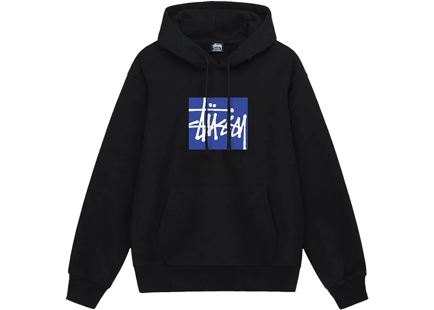 Stussy Stock Box Hoodie Black - vue secondaire A