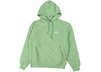 Stussy Stock Logo Hoodie Zephyr Green