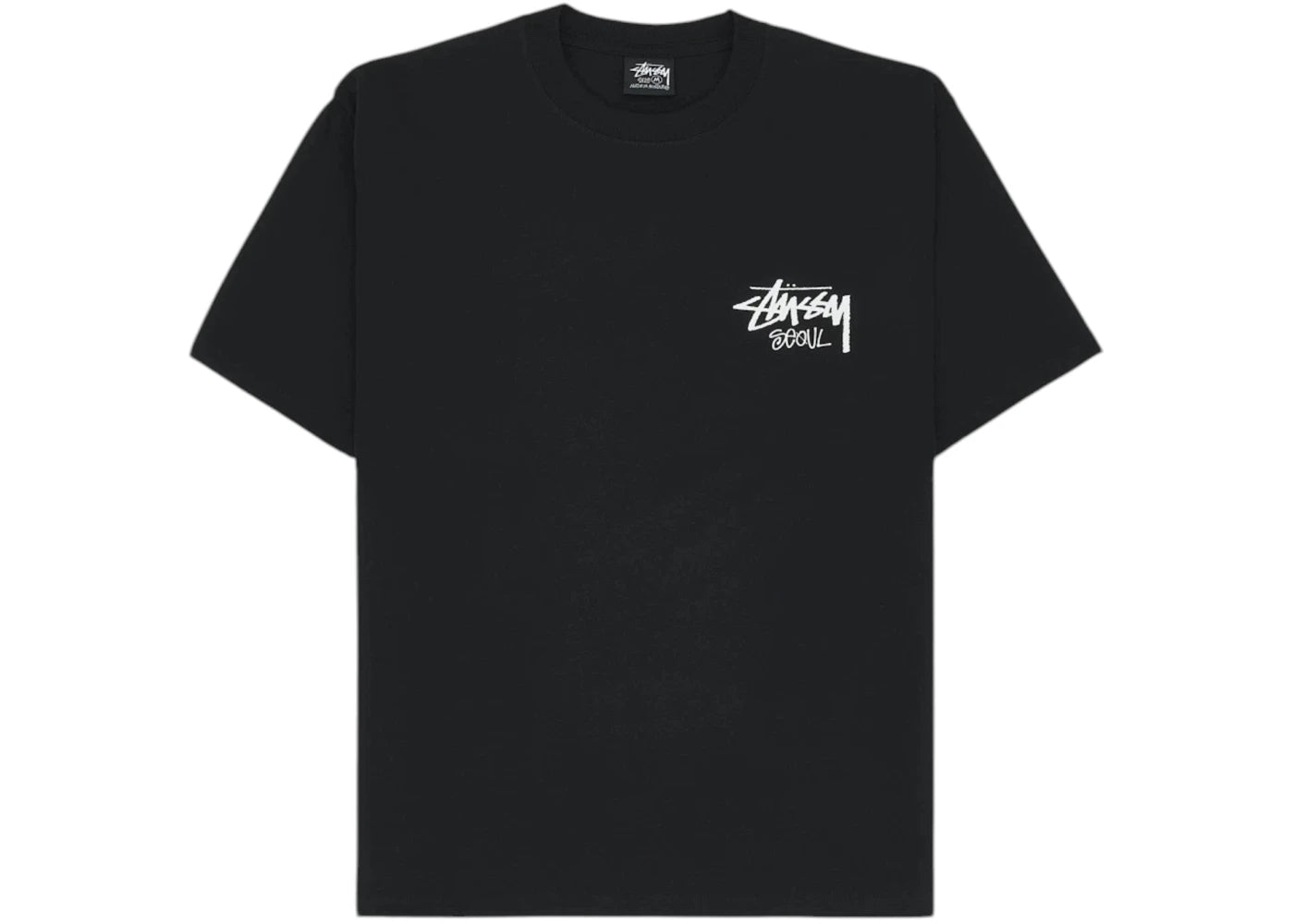 Stussy Stock Seoul Exclusive T-shirt Black - vue secondaire A