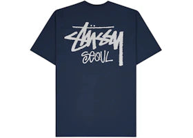 Stussy Stock Seoul Exclusive T-shirt Navy