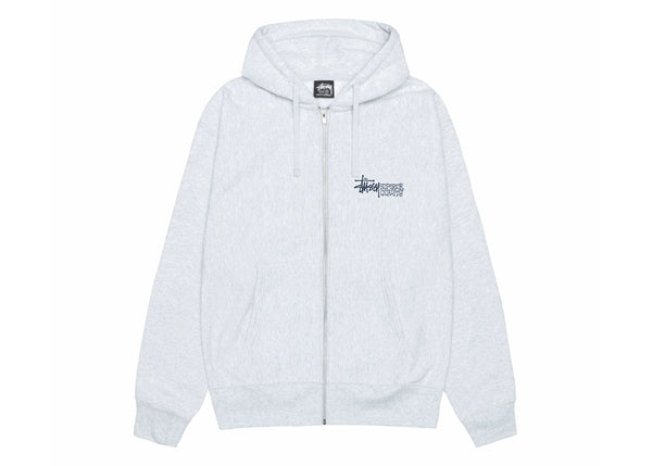 Stussy Superior Quality Zip Hoodie Ash Heather