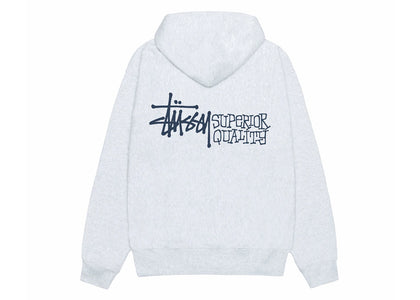 Stussy Superior Quality Zip Hoodie Ash Heather sneakers - authentic Stussy shoes