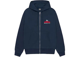 Stussy Superior Quality Zip Hoodie (SS25) Navy