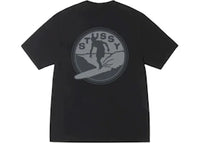 Stussy Surf Club Pigment Dyed Tee Black