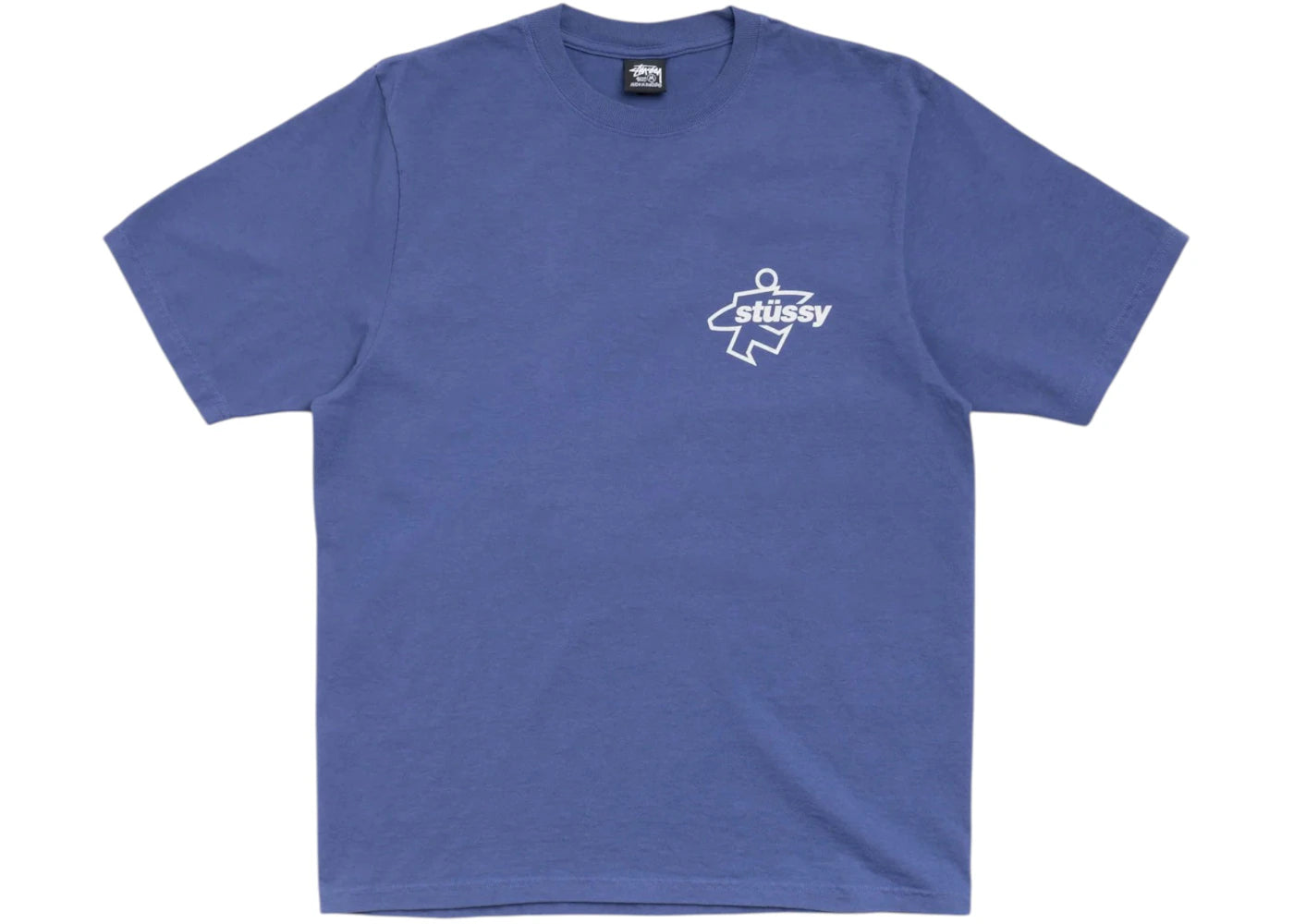 Stussy Surf Size Pigment Dyed Tee Indigo - vue secondaire A