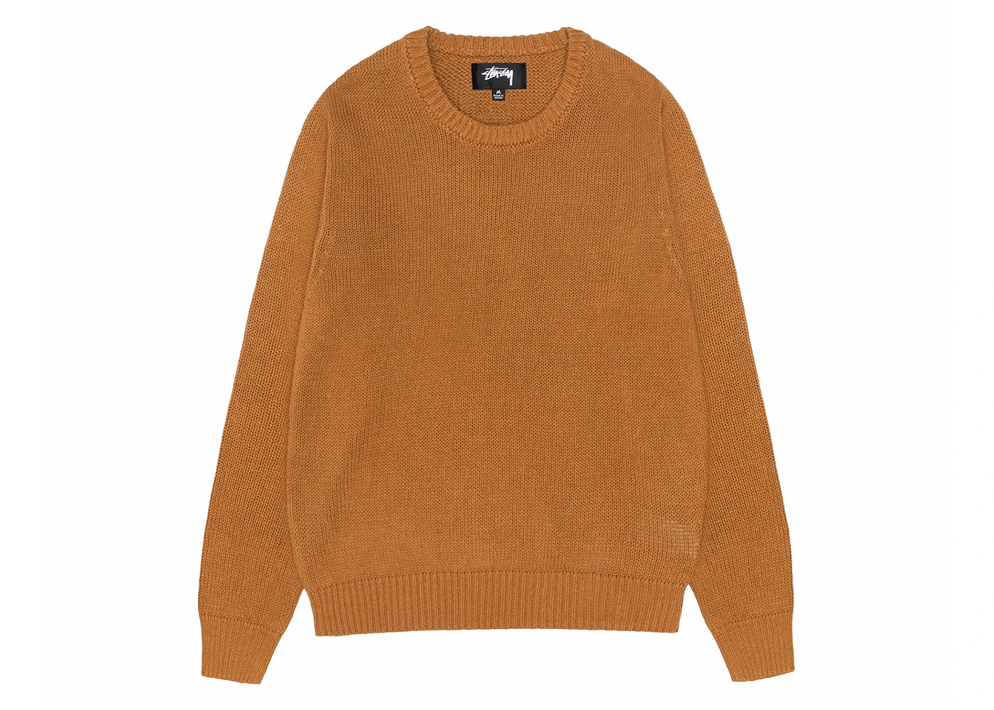 Stussy Surfman Icon Cotton Linen Crew Brown - vue secondaire A