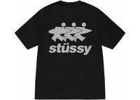 Stussy Surfwalk Pigment Dyed Tee Black