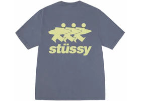 Stussy Surfwalk Pigment Dyed Tee Indigo - authentic Stussy product