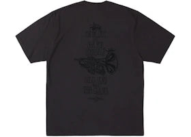 Stussy Swim Out Pigment Dyed Tee Faded Black