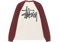 Stussy Thermal 2 Tone Raglan Shirt White