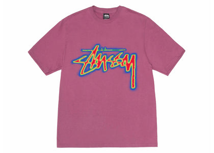 Stussy Thermal Stock Tee Berry - product view 2