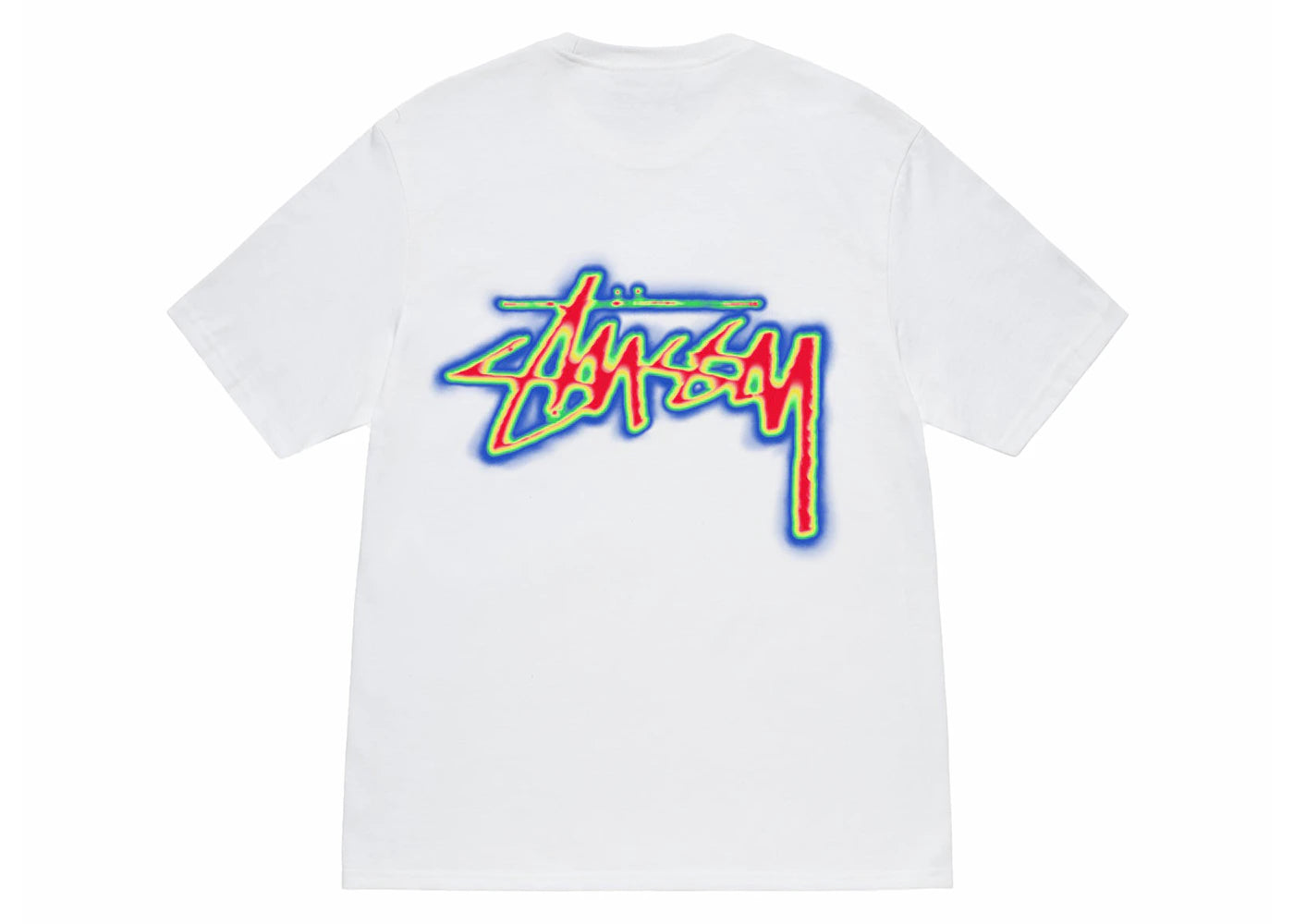 Stussy Thermal Stock Tee White - vue secondaire B