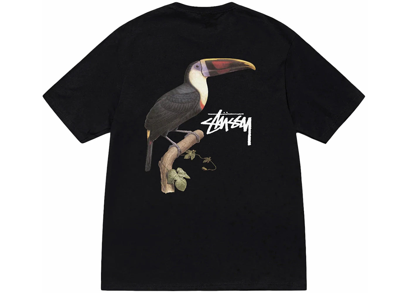 Stussy Toucan Tee Black - vue secondaire A