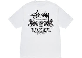 Stussy Tough Gear International Tee White - vue 360