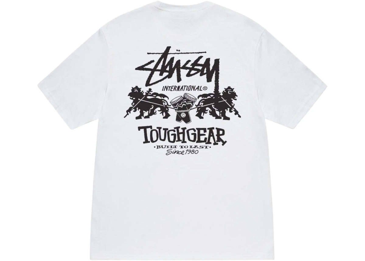 Stussy Tough Gear International Tee White - vue secondaire A