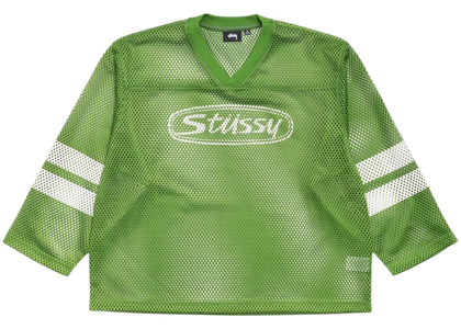 Stussy Trucker Cap Team Jersey Green - apparel view 2
