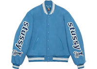 Stussy Varsity Competition Jacket Blue
