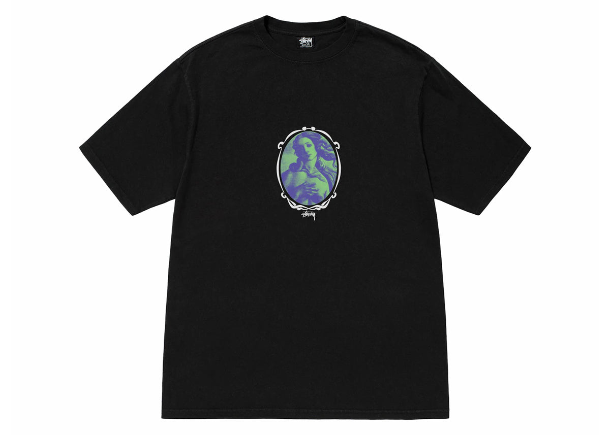Stussy Venus Oval Pigment Dyed Tee Black - vue secondaire A